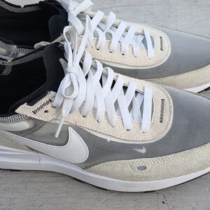 Nike Men's Gray and White Sneakers